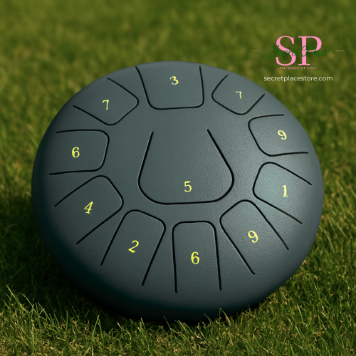 Rain Drum | Chacra Tongue Drum 8 Inch 11 Tone