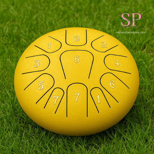 Rain Drum | Chacra Tongue Drum 6 Inch 11 Tone