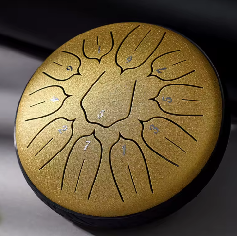 Rain Drum | Chacra Tongue Drum 6 Inch 11 Tone