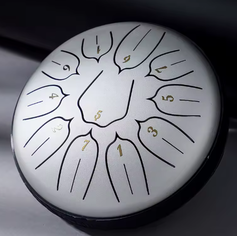 Rain Drum | Chacra Tongue Drum 6 Inch 11 Tone