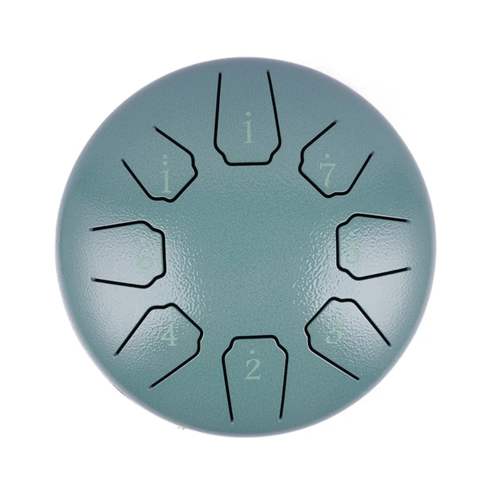 Rain Drum | Chacra Tongue Drum 6 Inch 8 Tone