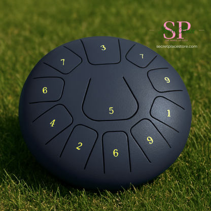 Rain Drum | Chacra Tongue Drum 8 Inch 11 Tone