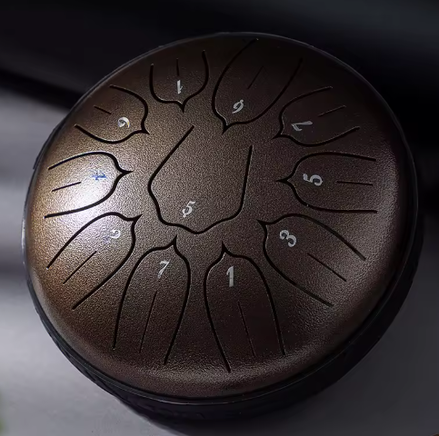 Rain Drum | Chacra Tongue Drum 6 Inch 11 Tone