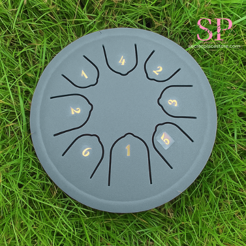 Rain Drum | Chacra Tongue Drum 4.5 Inch 8 Tone