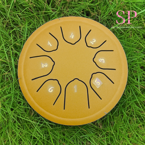 Rain Drum | Chacra Tongue Drum 4.5 Inch 8 Tone