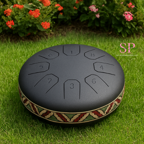 Rain Drum | Chacra Tongue Drum 6 Inch 8 Tone