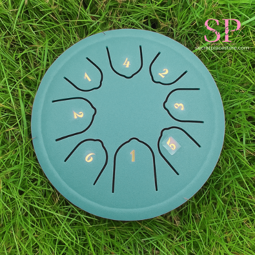 Rain Drum | Chacra Tongue Drum 4.5 Inch 8 Tone