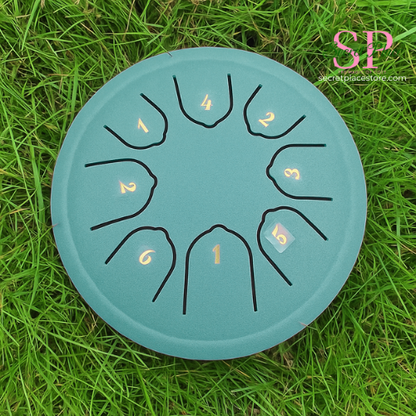 Rain Drum | Chacra Tongue Drum 4.5 Inch 8 Tone