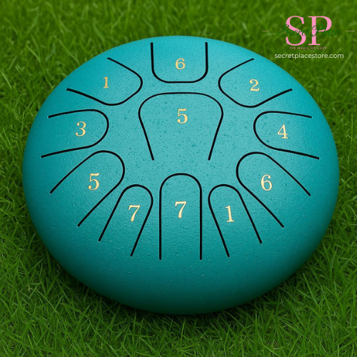 Rain Drum | Chacra Tongue Drum 6 Inch 11 Tone