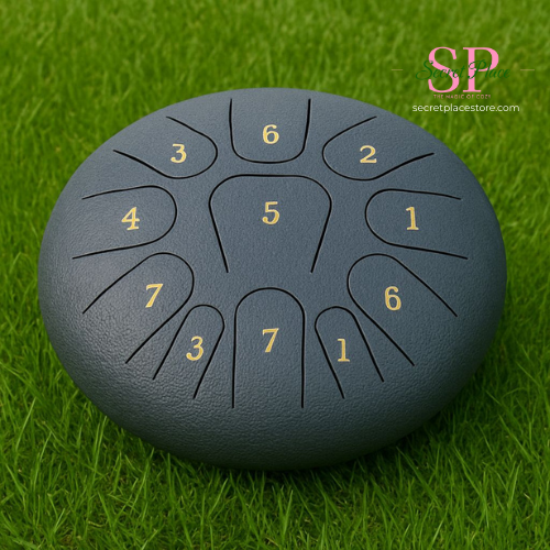 Rain Drum | Chacra Tongue Drum 6 Inch 11 Tone