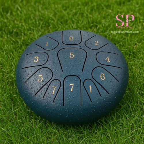 Rain Drum | Chacra Tongue Drum 6 Inch 11 Tone