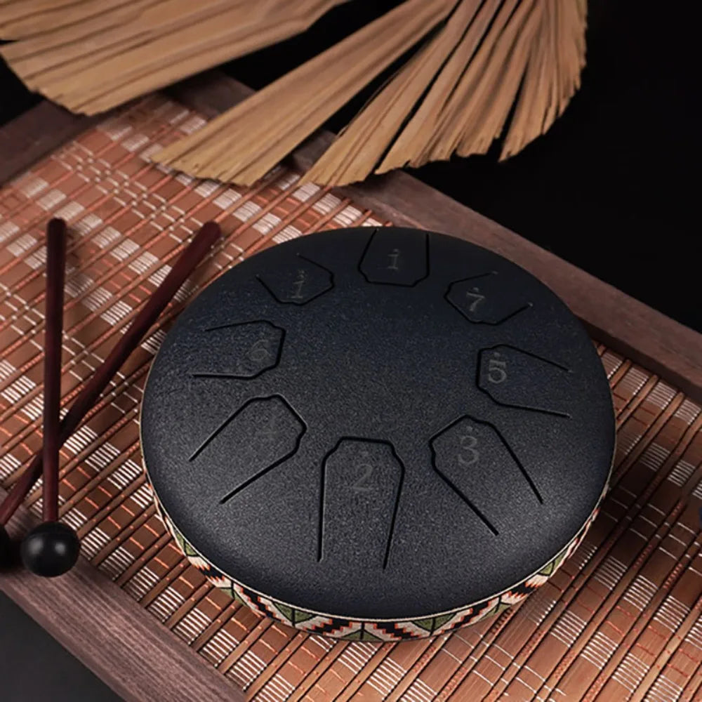 Rain Drum | Chacra Tongue Drum 6 Inch 8 Tone
