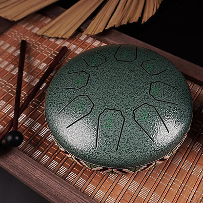 Rain Drum | Chacra Tongue Drum 6 Inch 8 Tone